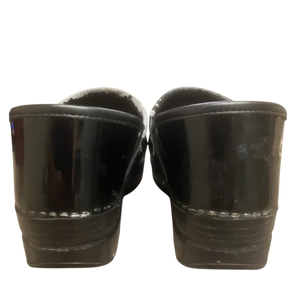 Dansko Professional Patent Leather Black Slip On Clogs Womens Eu 40 US 9.5 / 10 - Picture 7 of 13